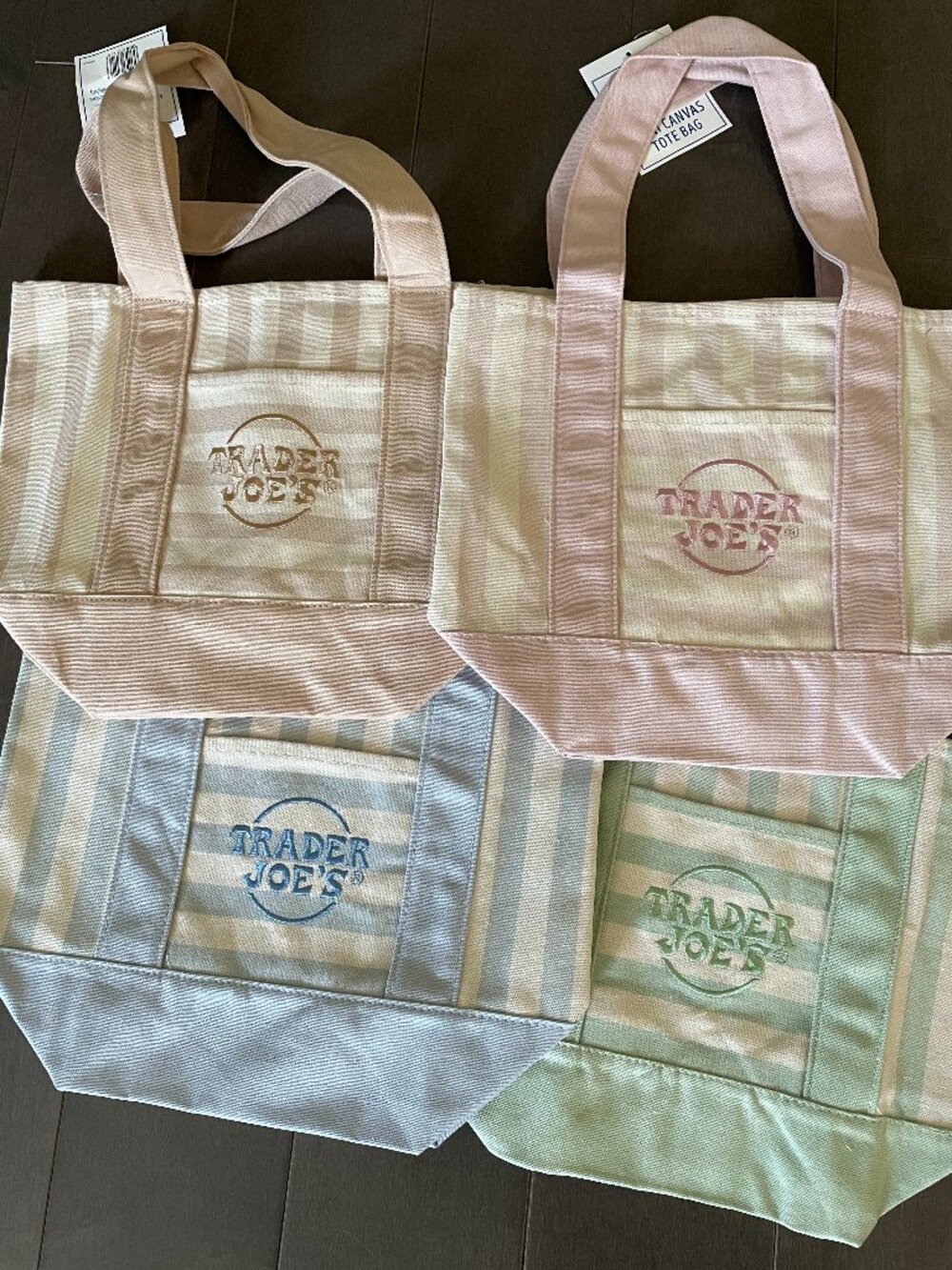 4 Pack-Trader Joe's 2026 Summer Mini Tote Exclusive